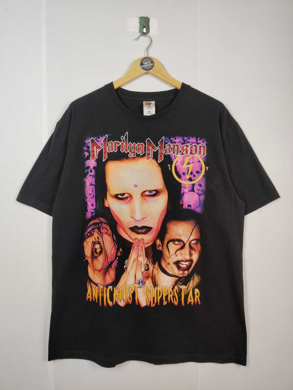 Band Tees × Marilyn Manson × Vintage Vintage Mari… - image 1