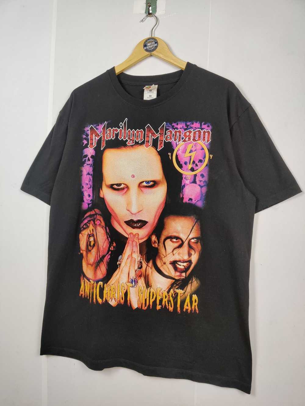 Band Tees × Marilyn Manson × Vintage Vintage Mari… - image 2