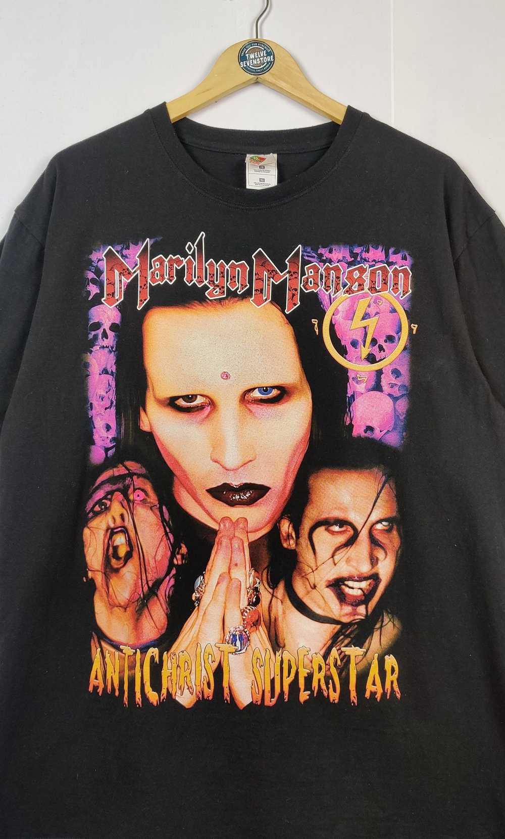 Band Tees × Marilyn Manson × Vintage Vintage Mari… - image 4