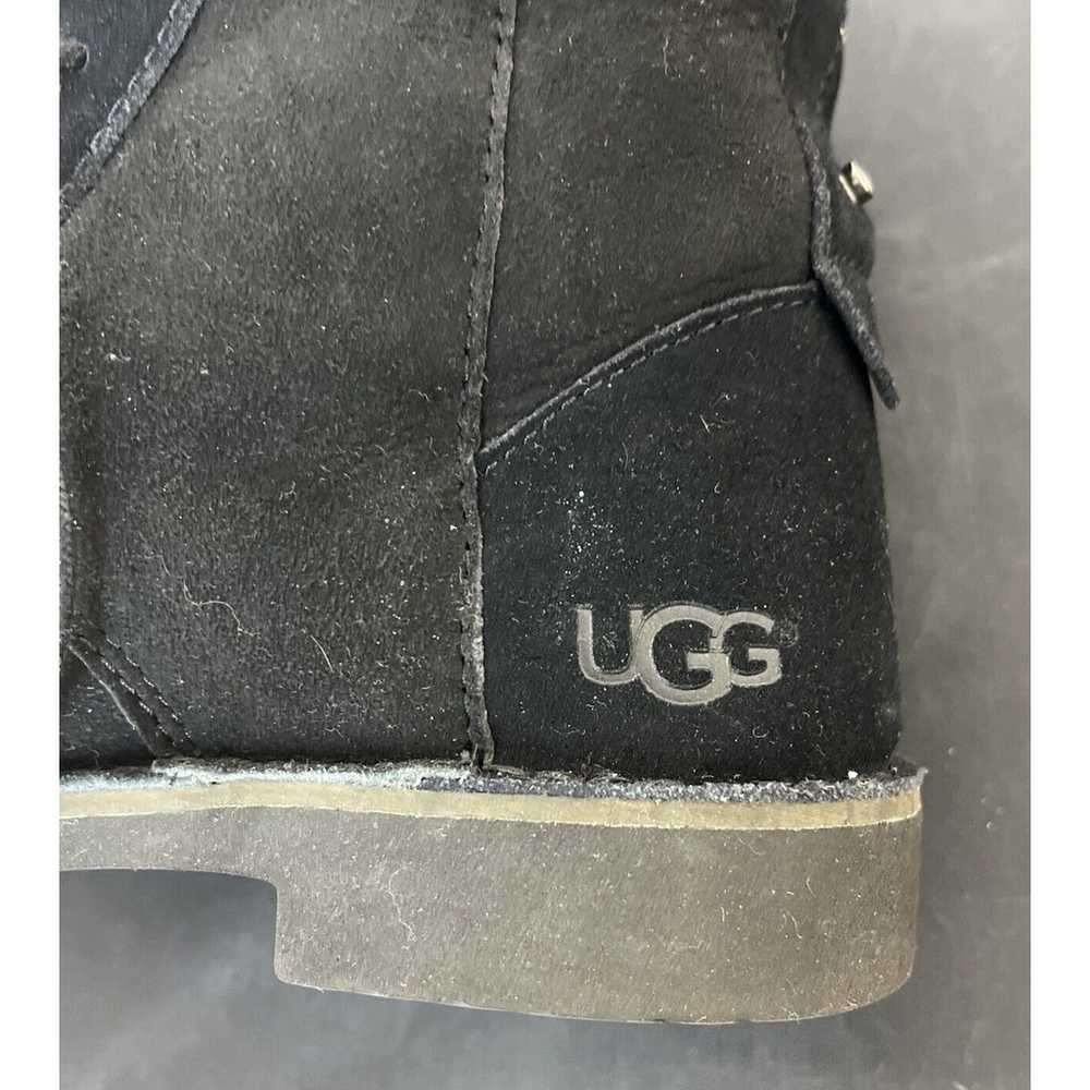 Women's UGG Quincy Suede Sheepskin Lace-Up Winter… - image 8