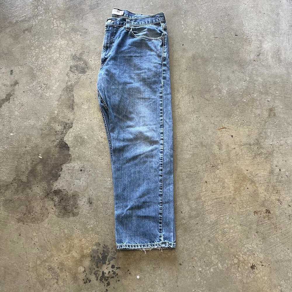 Levi's Vintage Red tab blue levi 505s - image 2