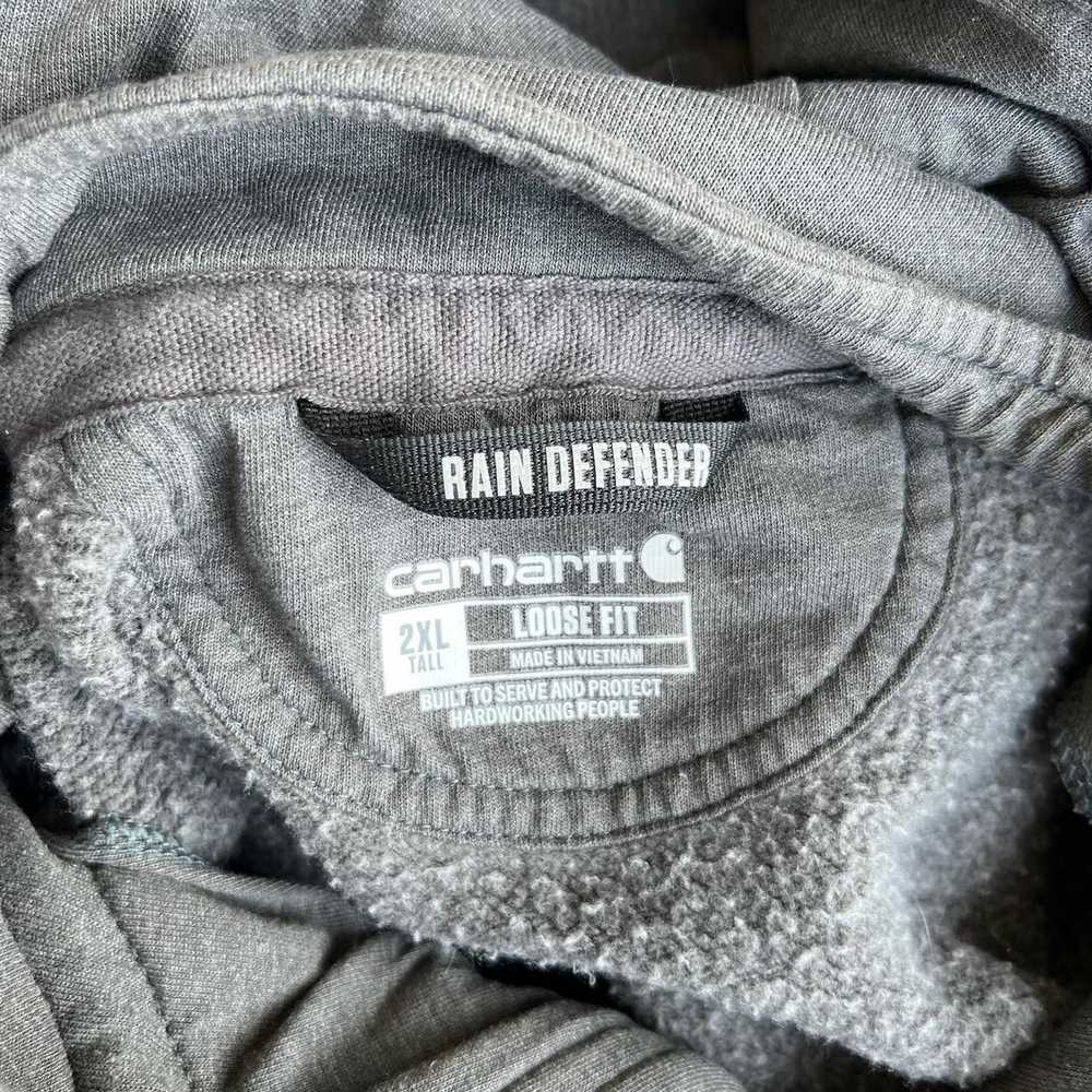 Carhartt Vintage Carhartt Baggy Grey Hoodie - image 3