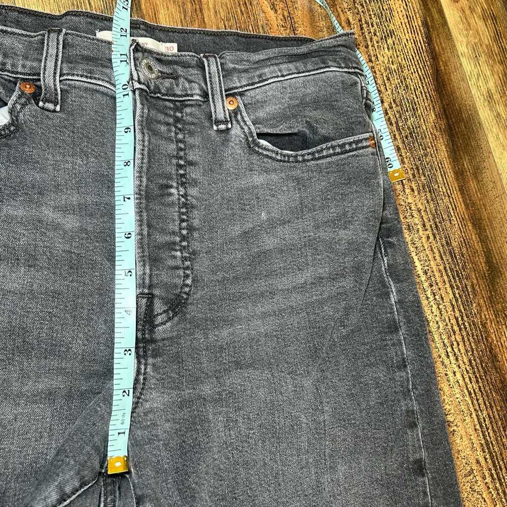 Levi's Levi's Wedgie Skinny Jeans Faded Black Hig… - image 6