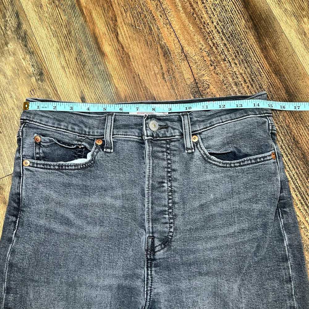 Levi's Levi's Wedgie Skinny Jeans Faded Black Hig… - image 7