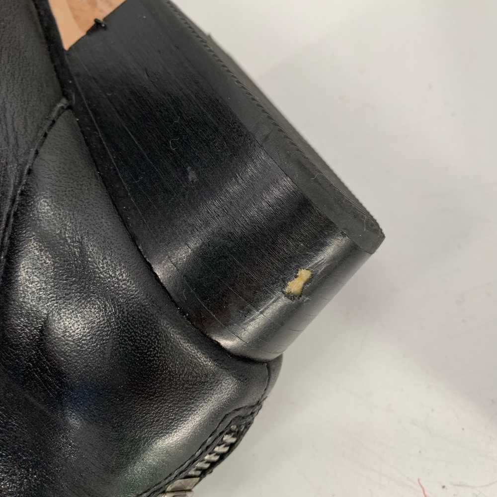 DOLCE VITA black genuine leather over the knee ri… - image 10