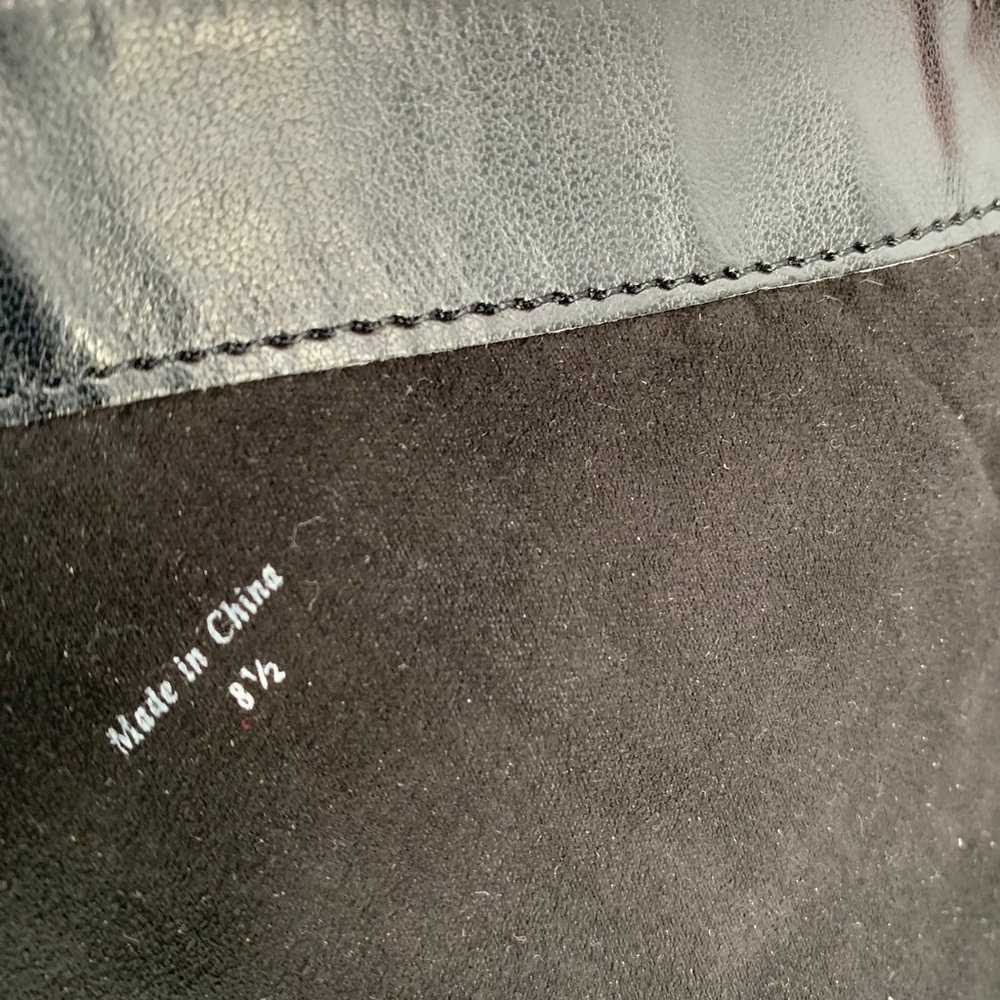 DOLCE VITA black genuine leather over the knee ri… - image 11
