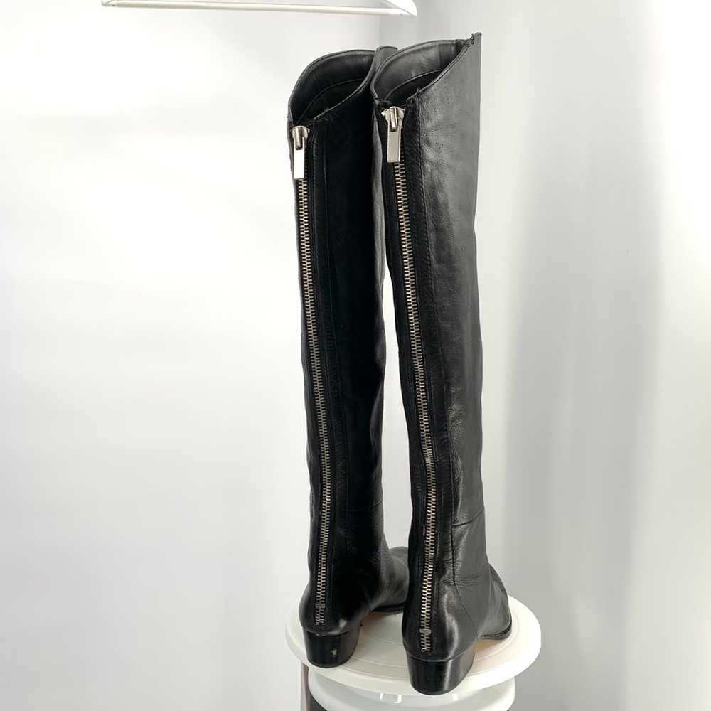 DOLCE VITA black genuine leather over the knee ri… - image 5