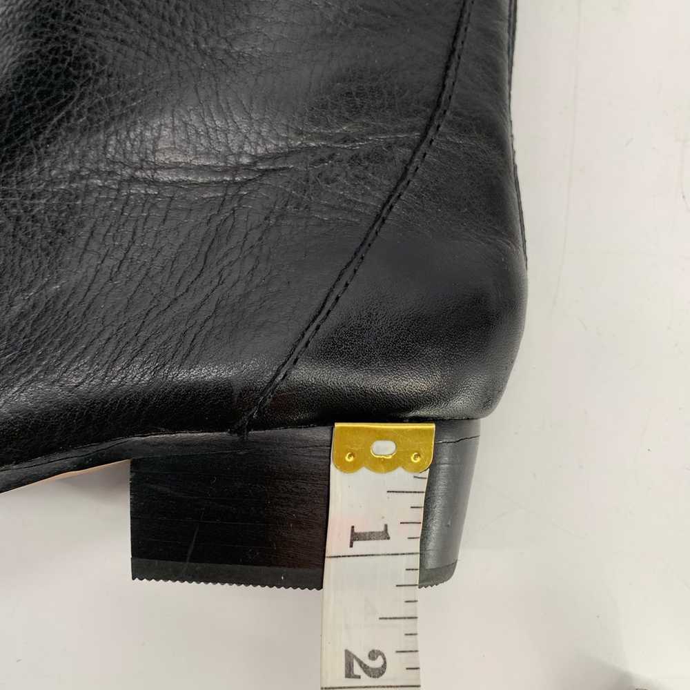 DOLCE VITA black genuine leather over the knee ri… - image 7