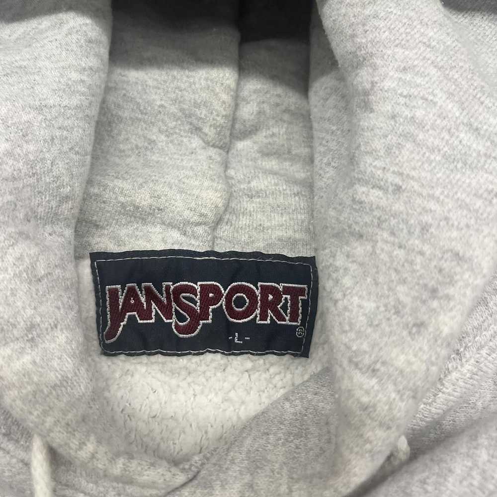 Jansport VTG Y2K Essential Jansport Ash Grey Hood… - image 3