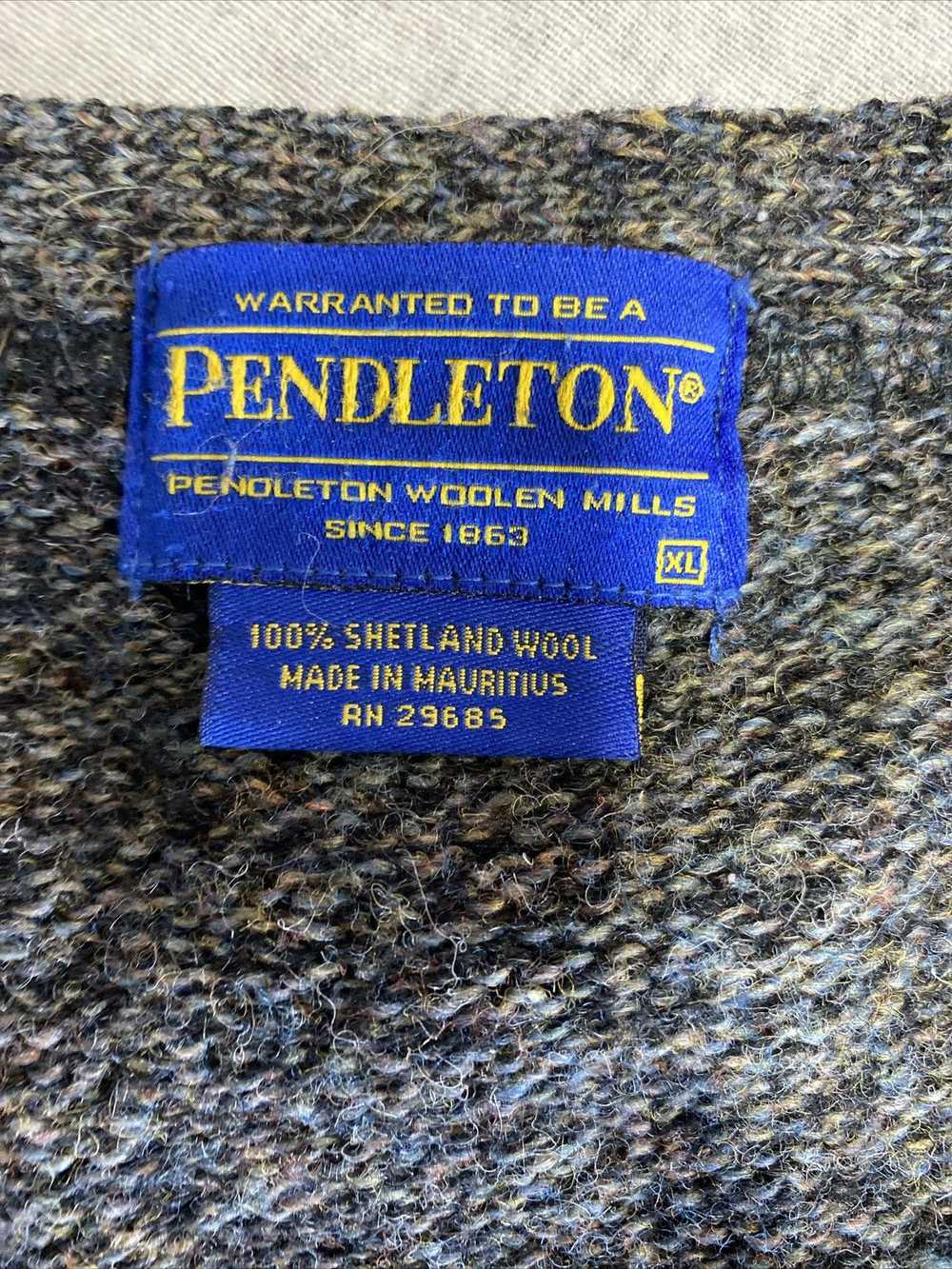 Pendleton Pendleton Sweater Mens Extra Large Grey… - image 3
