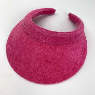 Pinko Pink Fitted Visor Cap Hat