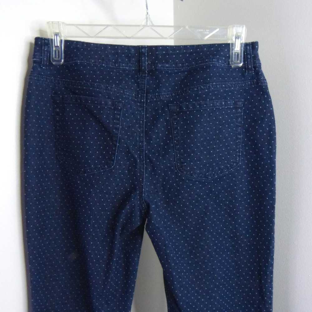 Chicos Chico's Women's 1 (M/8) Polka Dot Straight… - image 5