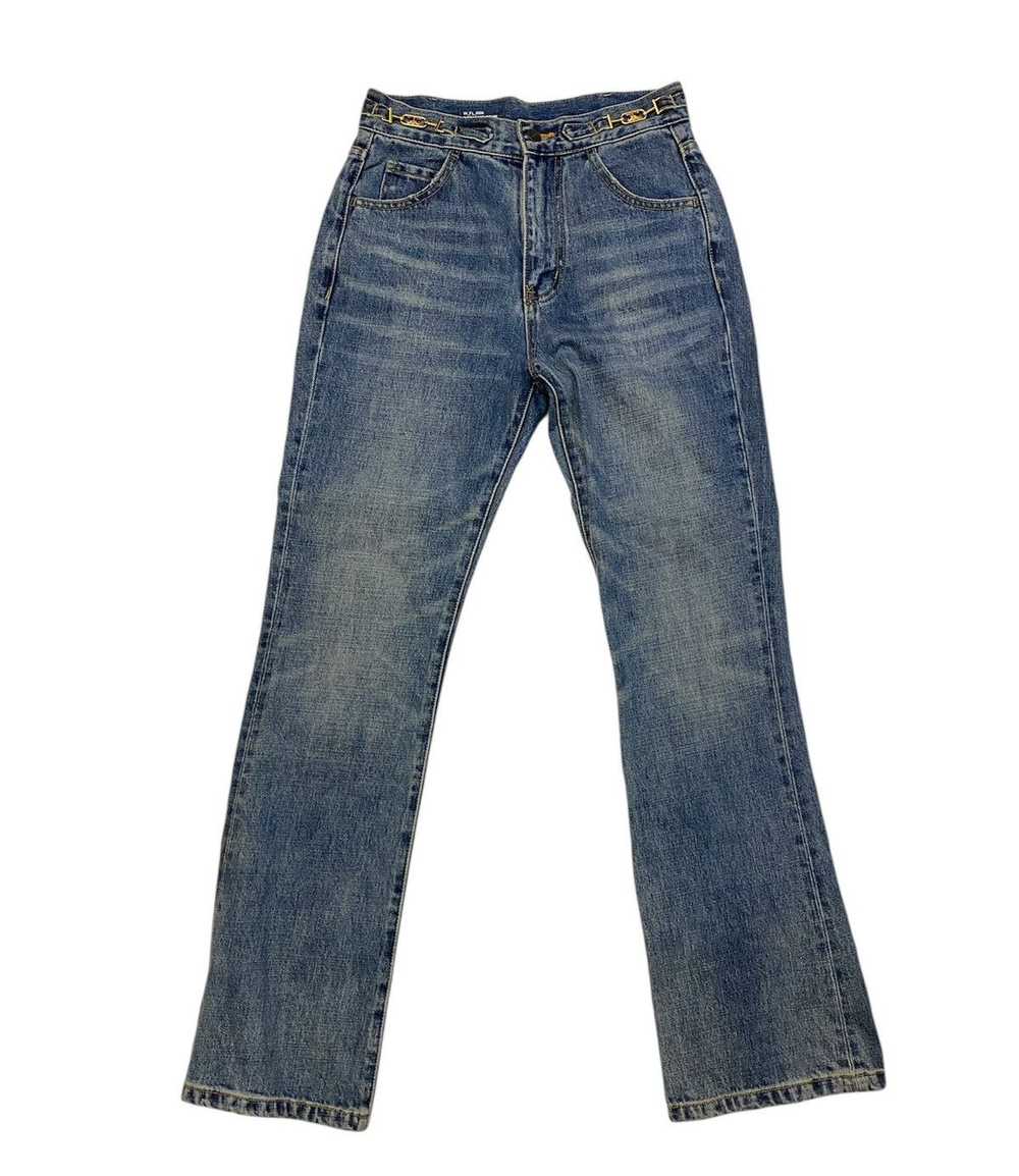Celine × Designer × Hedi Slimane Flared jeans wom… - image 3