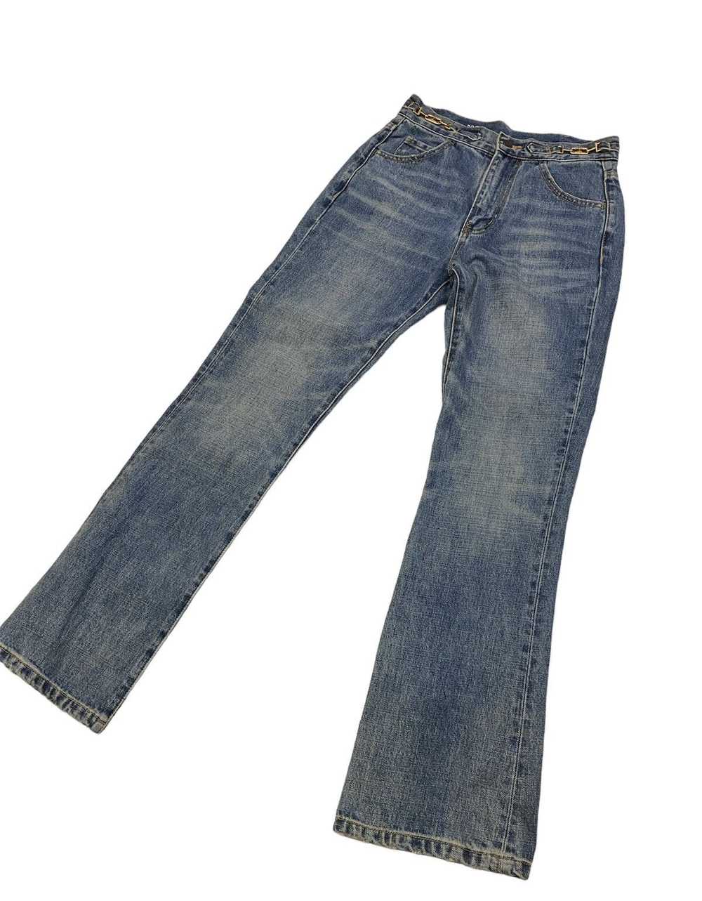 Celine × Designer × Hedi Slimane Flared jeans wom… - image 6