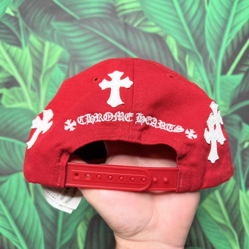 Chrome Hearts Leather Patch cross baseball cap - image 10