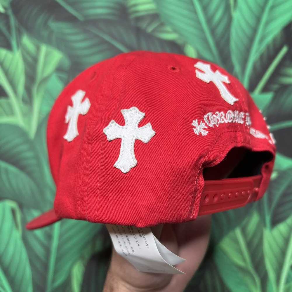 Chrome Hearts Leather Patch cross baseball cap - image 11