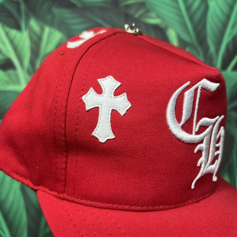Chrome Hearts Leather Patch cross baseball cap - image 6