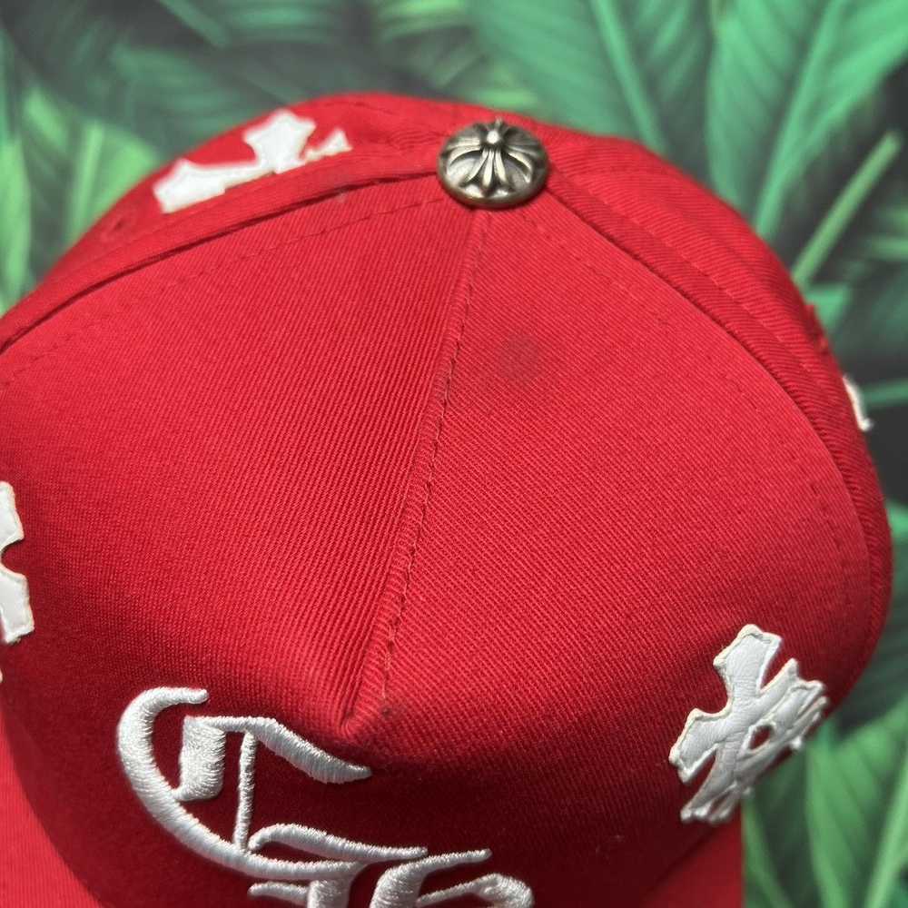 Chrome Hearts Leather Patch cross baseball cap - image 7