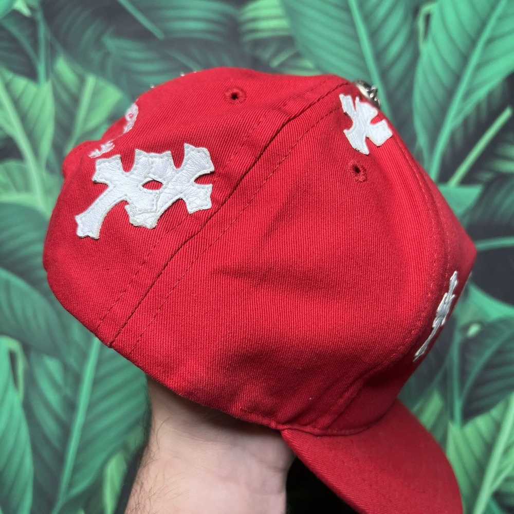 Chrome Hearts Leather Patch cross baseball cap - image 9