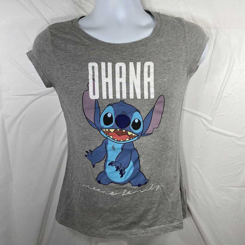 Disney Disney Lilo & Stitch Gray Graphic Tee 'Oha… - image 1