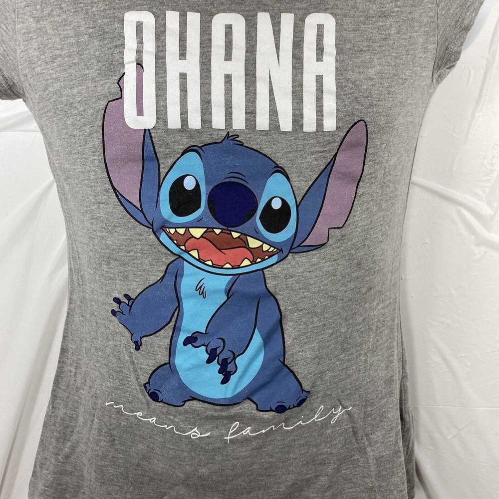 Disney Disney Lilo & Stitch Gray Graphic Tee 'Oha… - image 2