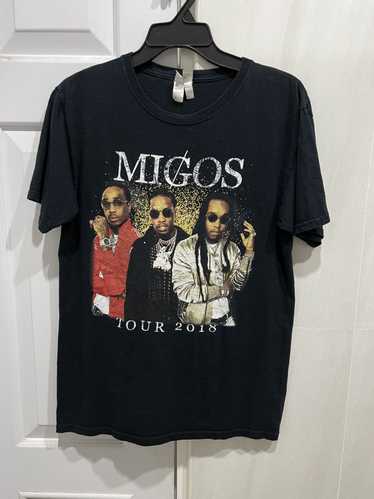 Migos  Rap Tees  Tour Tee 2018 Migos Tour Hiphop