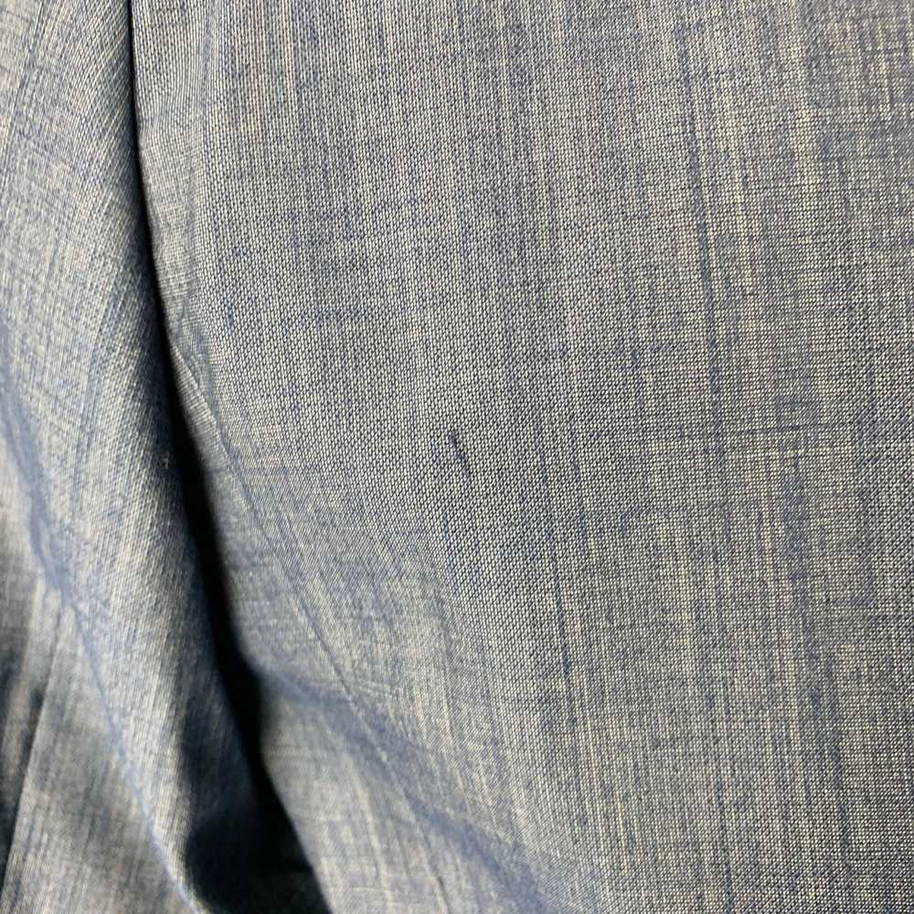 John Varvatos Blue Grey Virgin Wool Blend Sport C… - image 4