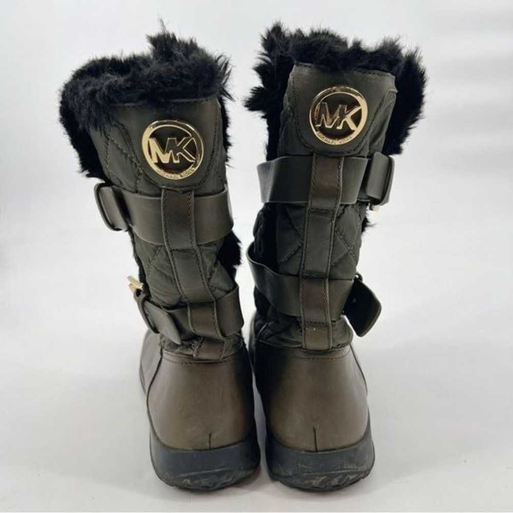 Michael Kors Aaron Cold Weather Faux-Fur Boots 9.5 - image 3