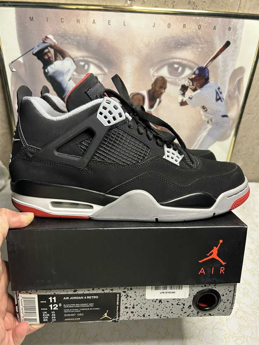 Jordan Brand Air Jordan 4 Retro OG 2019 Bred 2019 - image 1