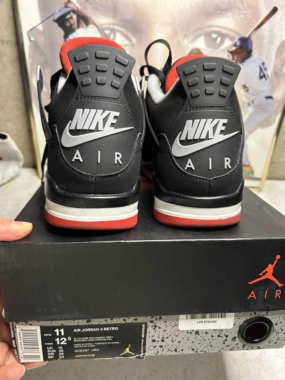 Jordan Brand Air Jordan 4 Retro OG 2019 Bred 2019 - image 7