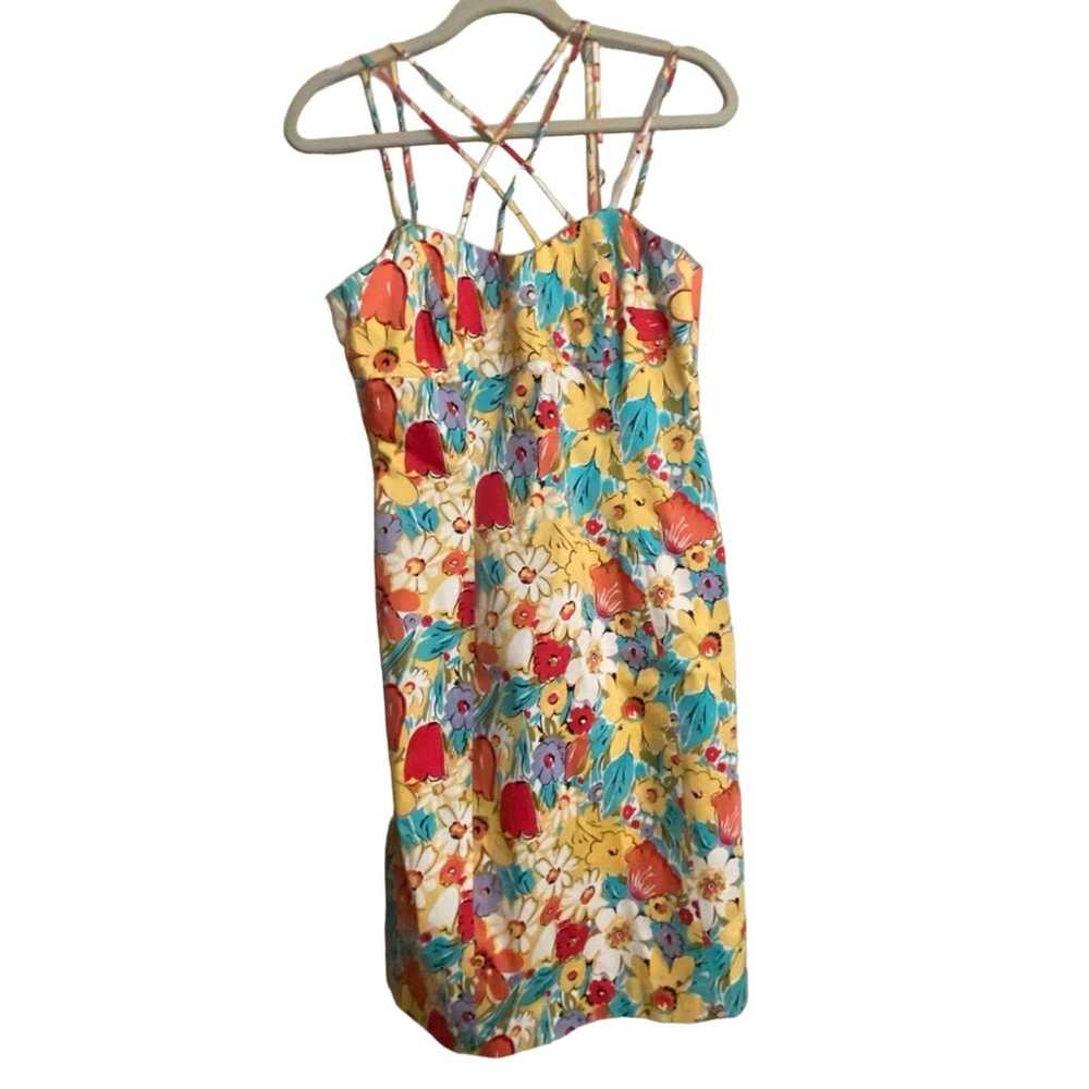 Evan Picone Evan Picone strappy Sundress floral p… - image 1