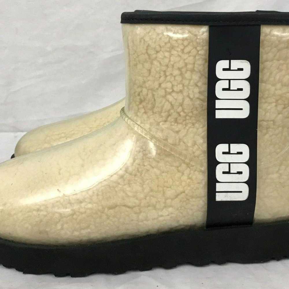 UGG CLASSIC MINI CLEAR NATURAL/BLACK WOMENS WATER… - image 3