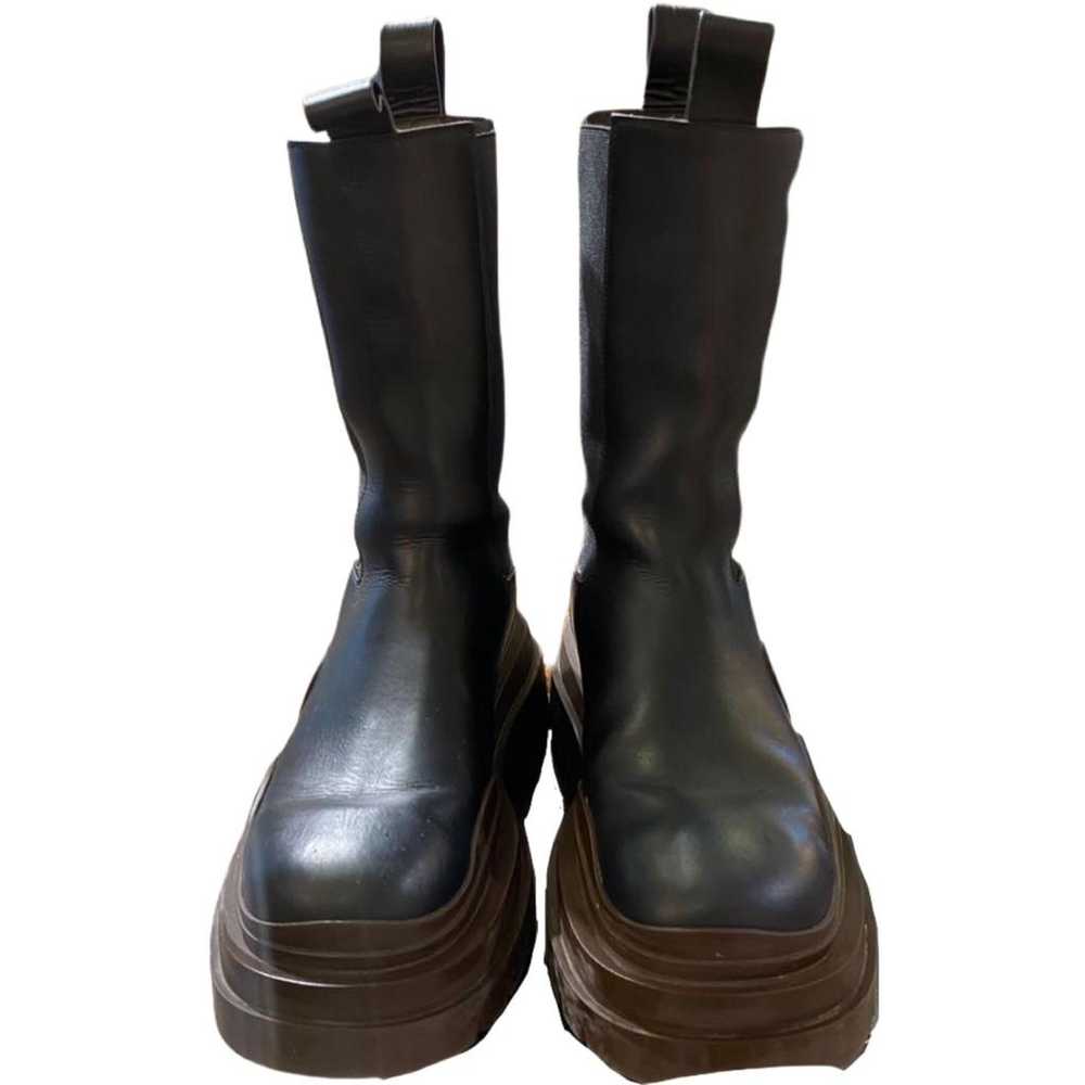 Bottega Veneta Tire leather riding boots - image 2