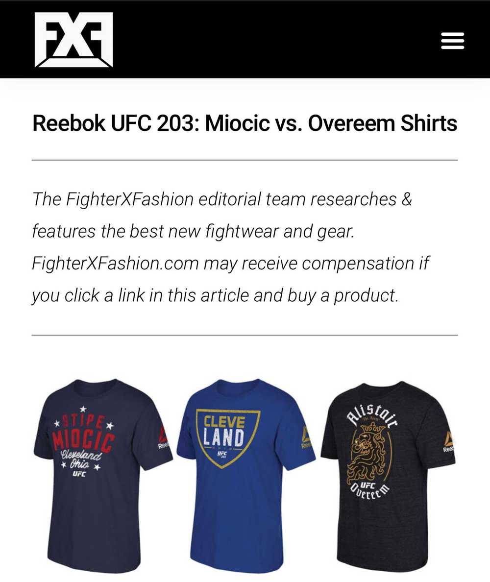 Reebok × Streetwear × Ufc Reebok UFC Stipe Miocic… - image 11