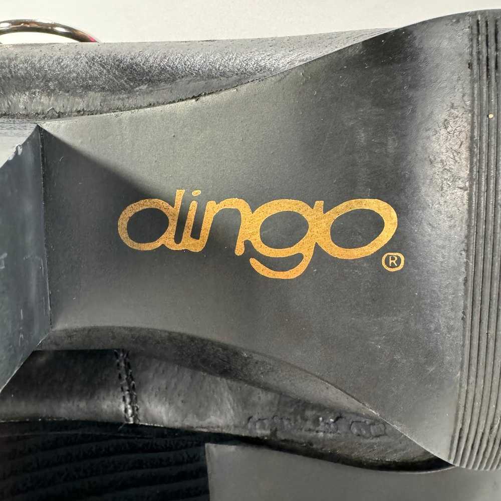 Dingo Olivia Slouch Black Leather Heeled Western … - image 9