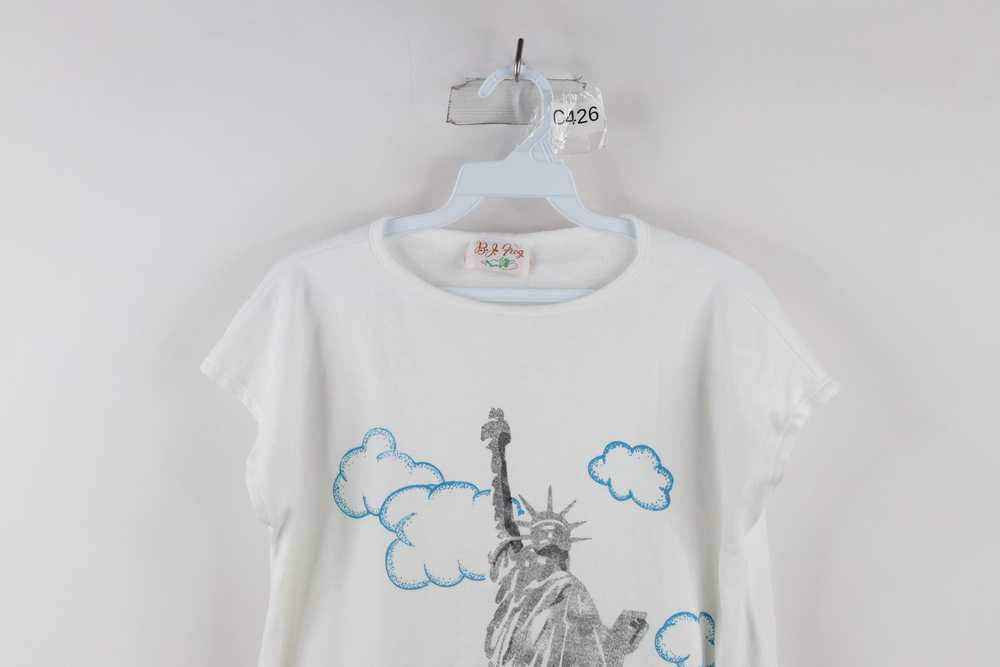 Vintage Vintage 80s New York Statue of Liberty T-… - image 2