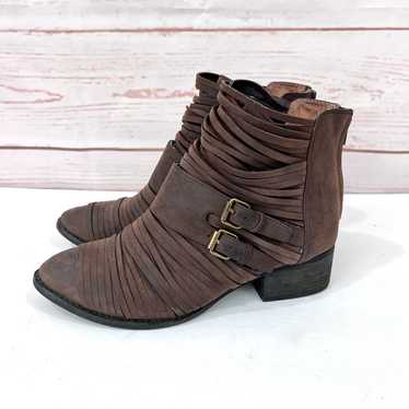 Jeffrey Campbell Boho Strappy Leather Isley Ankle 