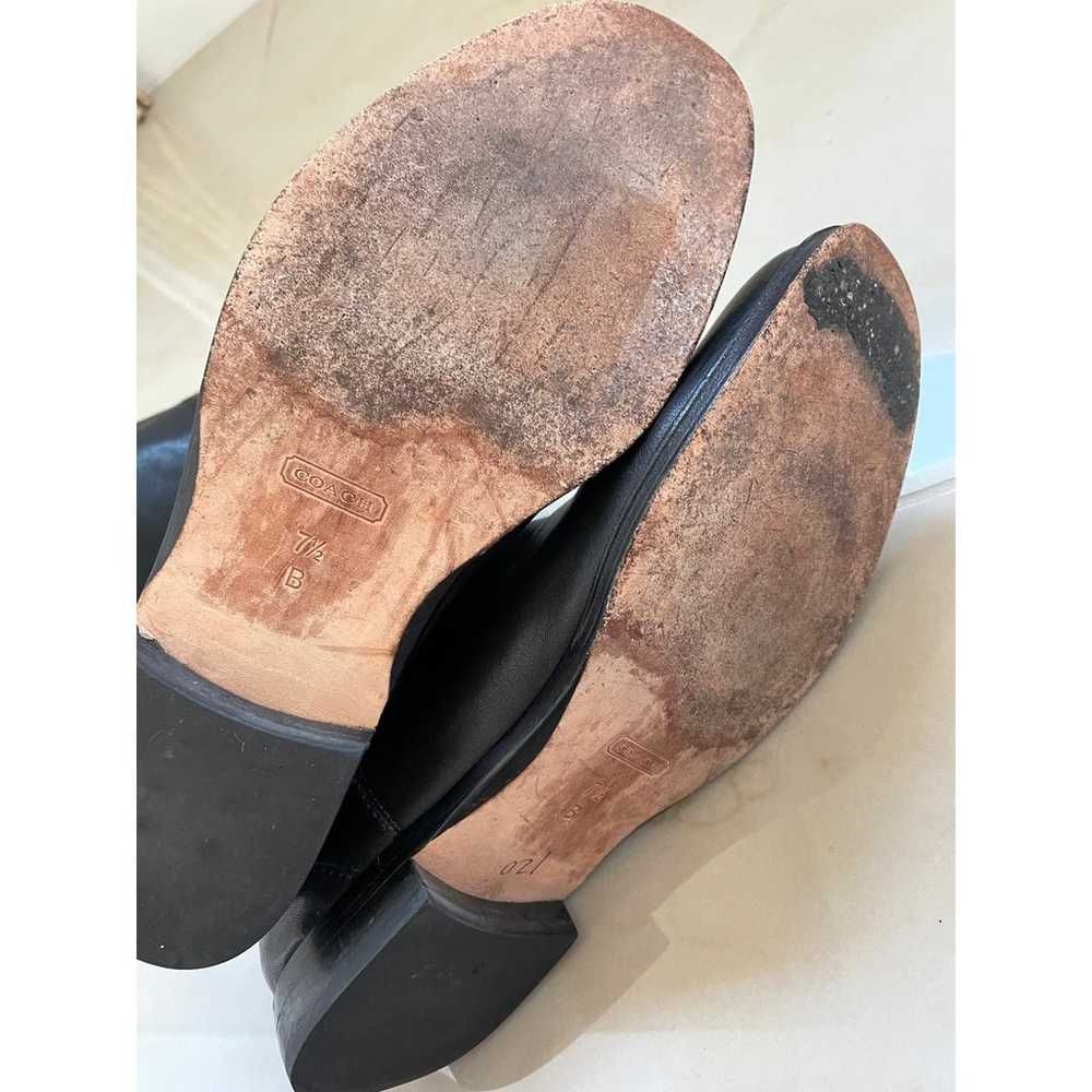 COACH Christine $398 black leather supple pull on… - image 8