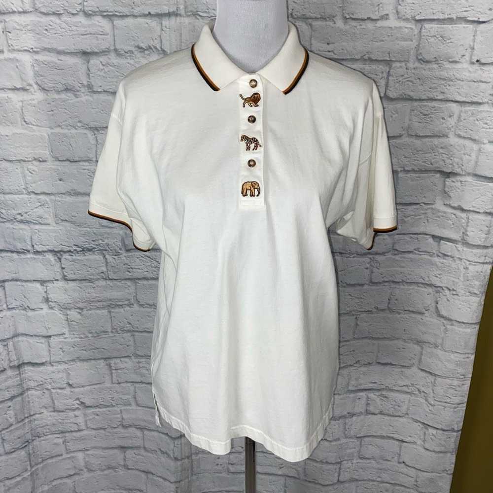 Other EP Pro women L 100% cotton golf polo w/embr… - image 1
