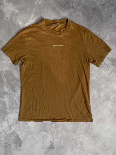 Sandro Rare Sandro Paris Brown Center Logo Tee Shi