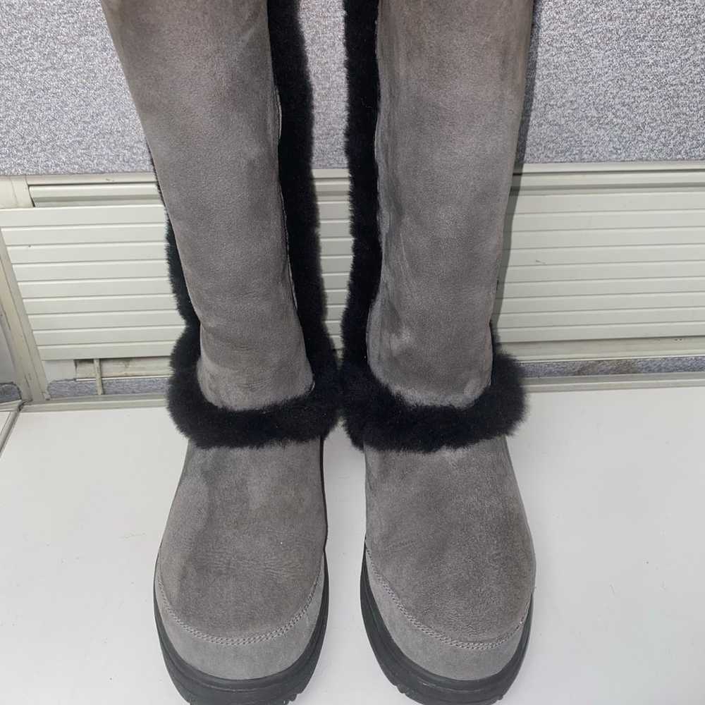 UGG Sunbrust Tall Boots (Grey and Black) - image 2
