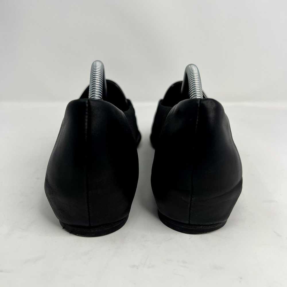 Eileen Fisher Black Woven Fabric Slip On Ballet F… - image 3