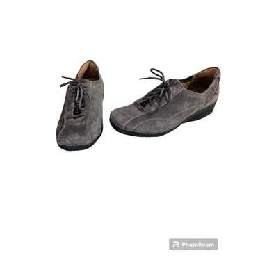 Clarks UN-Structured Shoes M.Grey Suede Leather L… - image 1