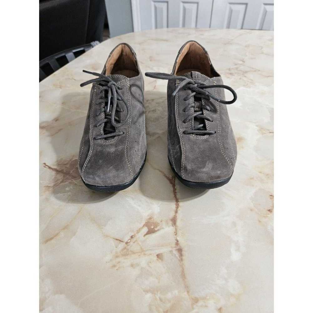 Clarks UN-Structured Shoes M.Grey Suede Leather L… - image 2
