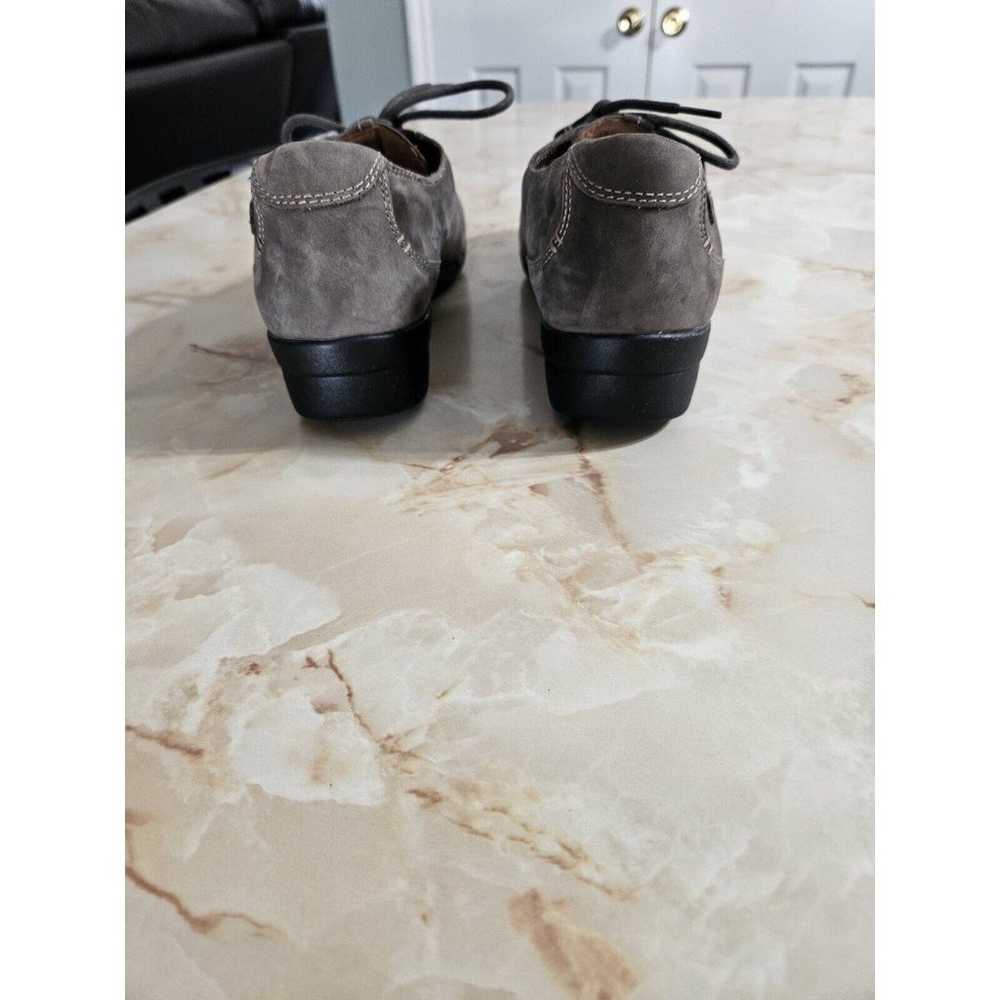 Clarks UN-Structured Shoes M.Grey Suede Leather L… - image 5
