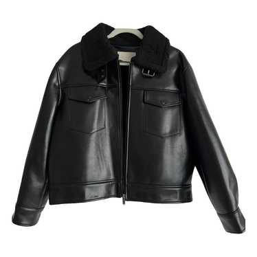 The Frankie Shop Vegan leather biker jacket