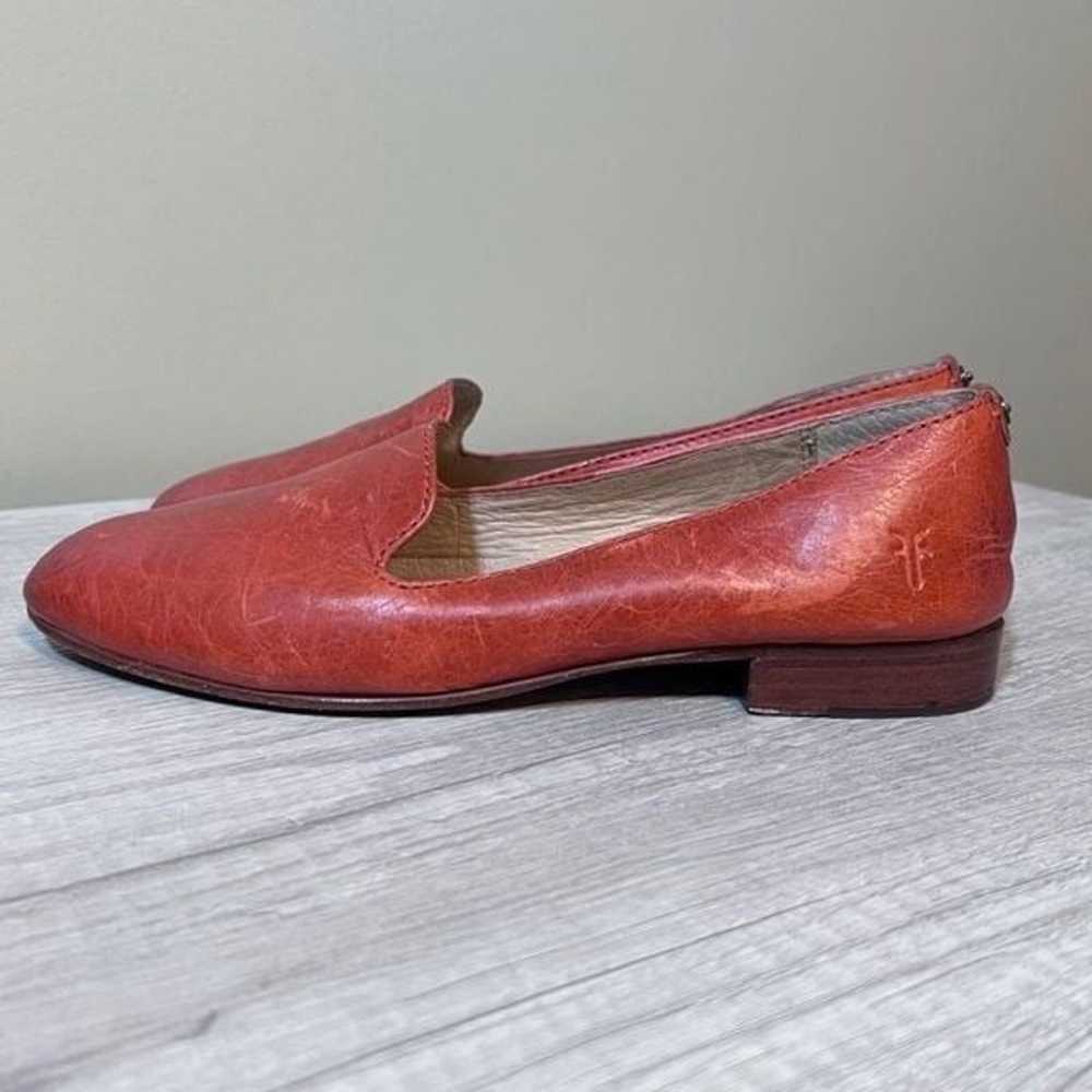 Frye Grace Venetian Leather Slip On Loafers Size … - image 11