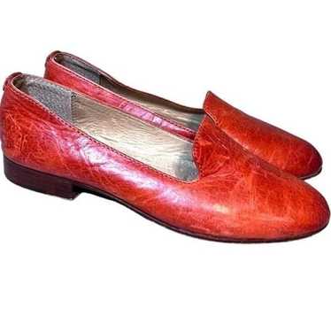 Frye Grace Venetian Leather Slip On Loafers Size … - image 1