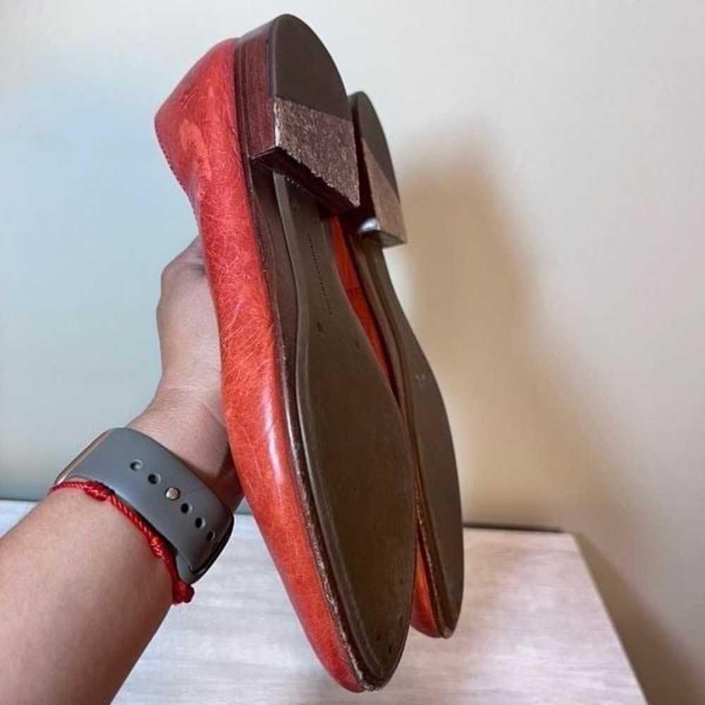 Frye Grace Venetian Leather Slip On Loafers Size … - image 3