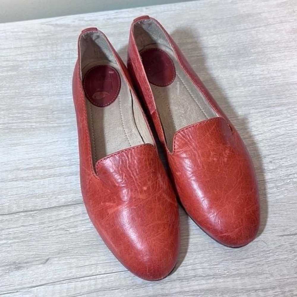 Frye Grace Venetian Leather Slip On Loafers Size … - image 4
